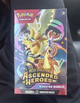 Pokemon Mega Evolution ASCENDED HEROES BOOSTER BUNDLE BOX
