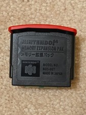 Nintendo 64 Expansion Pak Official N64 Memory Pack OEM NUS-007 REGION FREE Pack