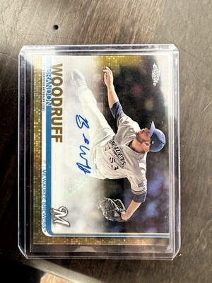 2018 Topps Brandon Woodruff Auto /50 Gold