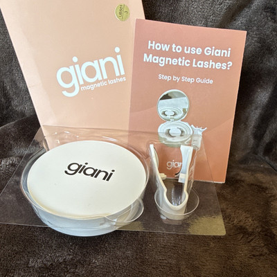 Giani Magnetic Lashes Kit Black Natural Effect No Toxic Chemicals Applicator