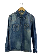 JACK ROSE Long Sleeve Shirt 5 Cotton Indigo