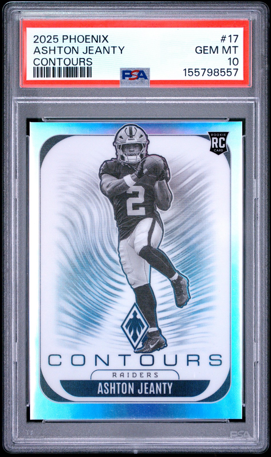 Ashton Jeanty Panini Phoenix Contours #17 Base