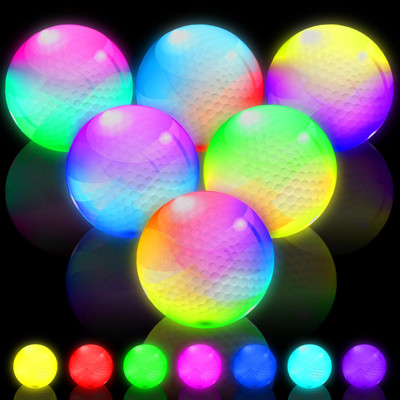 Glow in The Dark Golf Balls with 7 Colors Keep Changing and Timer Resets Ever...
