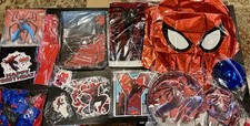 Spider-Man Birthday Party Supplies Set Plates Napkins Balloons Banner Decor
