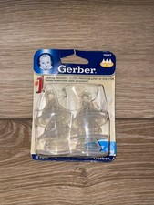 Vintage 2004 Gerber Standard Silicone Bottle Nipples Fast Flow 78047 NOS NEW