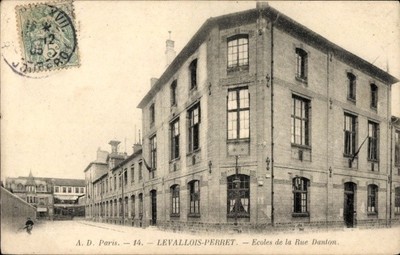 Ak Levallois Perret Hauts de Seine, Ecoles de la Rue Danton - 4806753