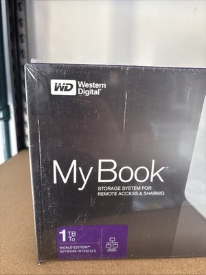Western Digital My Book 1TB Storage System World Edition II NEW SEALED WD1000D03