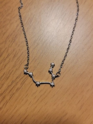 GEMINI CONSTELLATION 16-18" Necklace, 925 Sterling Silver - Image 1 of 3