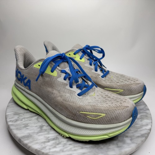 Hoka One One Clifton 9 Stardust/Electric Cobalt Laufschuhe Herren Größe 10D - Bild 14 von 15