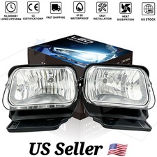 Pair For-chevrolet Avalanche 2500 02-2006 Front Bumper Led White Fog Light Lamp Pair For-chevrolet Avalanche 2500 02-2006 Front Bumper Led White Fog Light Lamp