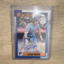 Topps 2025 Update 1990 Autographs Alan Roden Rookie Auto #90AU-ARO Blue Jays