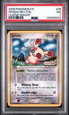 2006 POKEMON EX LEGEND MAKER #26 SPINDA-REVERSE FOIL PSA 7 on eBay