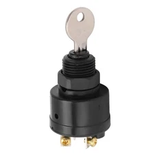 6 Screw 3 Positon Ignition Key Switch 393301 W/ 2 Keys For OMC Inboard Outboard