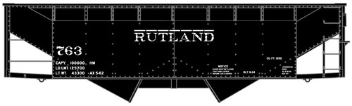 Accurail 7740 Rutland #763 50' Offset Twin Tolva | Kit | Oferta de $5 | Nuevo | Condition: New