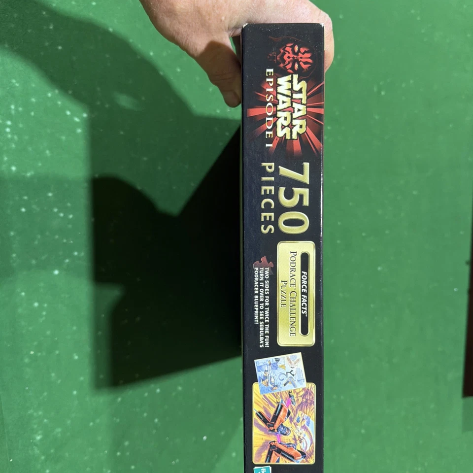 Rompecabezas Star Wars Episodio I Podrace Challenge 750 piezas Hasbro doble cara 1999 Foto 4 de 4