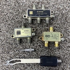 RF Splitter And Adapters Lot