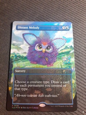 MTG Distant Melody (Confetti Foil) Secret Lair x Furby 2326 NM
