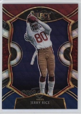 2020 Panini Select Concourse Tri-Color Prizm 117/199 Jerry Rice #20 HOF 1pf0