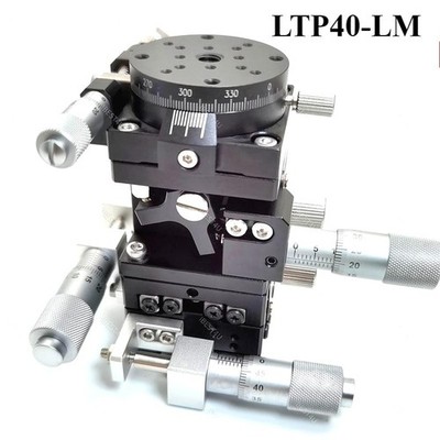 4-axis LTP40-LM XYZR Trimming Platform Stage Sliding Table 8.8N 40 #lk