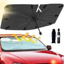 2025 Windshield Sun Shade Umbrella, Foldable Car Umbrella Sunshade with UV Block