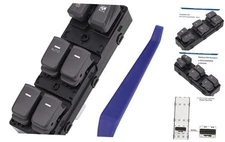 Master Window Switch Power Control Button Front Left Driver Side Compatible