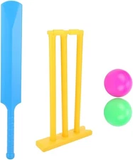 TOPINCN Kids Cricket Set, Backyard Beach Cricket, PP yellow 