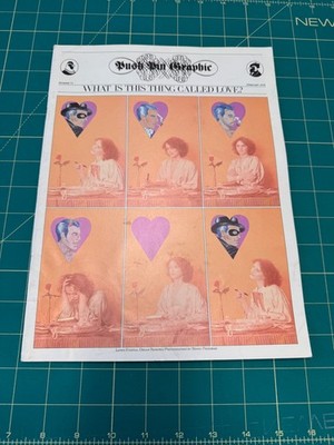 Push Pin Graphic #71 February 1978, Love Theme, Milton Glaser, Chwast