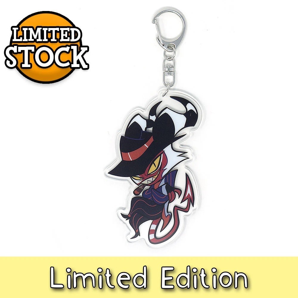 2022 Helluva Boss CRIMSON 3" Official Acrylic Keychain Limited Edition Vivziepop