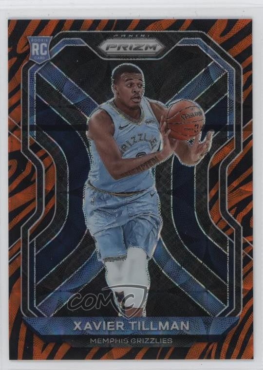 2020-21 Panini Prizm Choice Tiger Stripes Xavier Tillman #299 Rookie RC 0zj6
