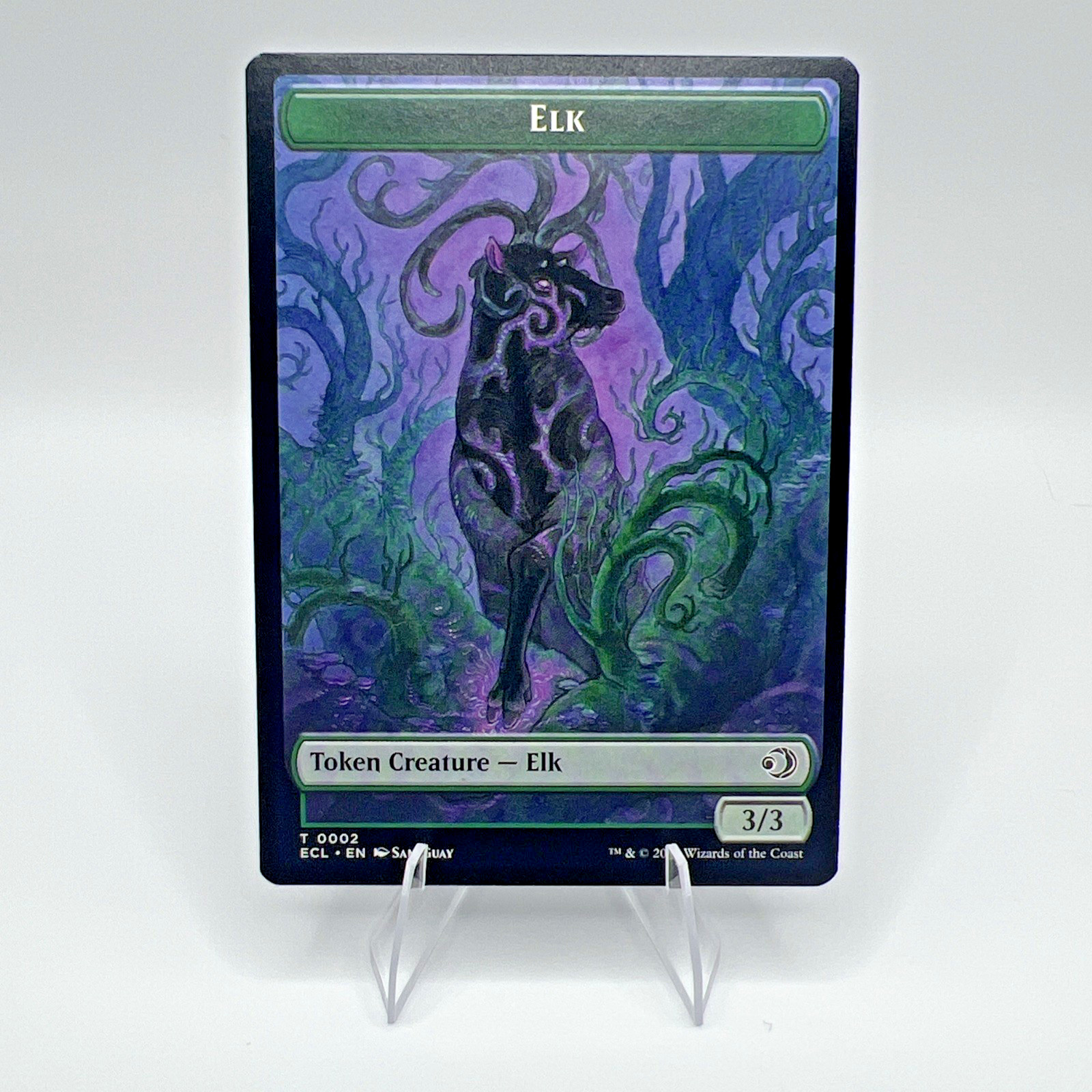 Elk   Mutavault Double-Sided Token Lorwyn Eclipsed Regular NM T 0002/0011