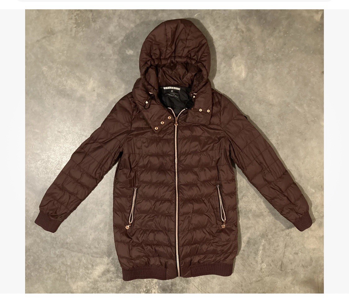 Bernardo Packable Down Puffer Coat Jacket Long Ho… - image 1