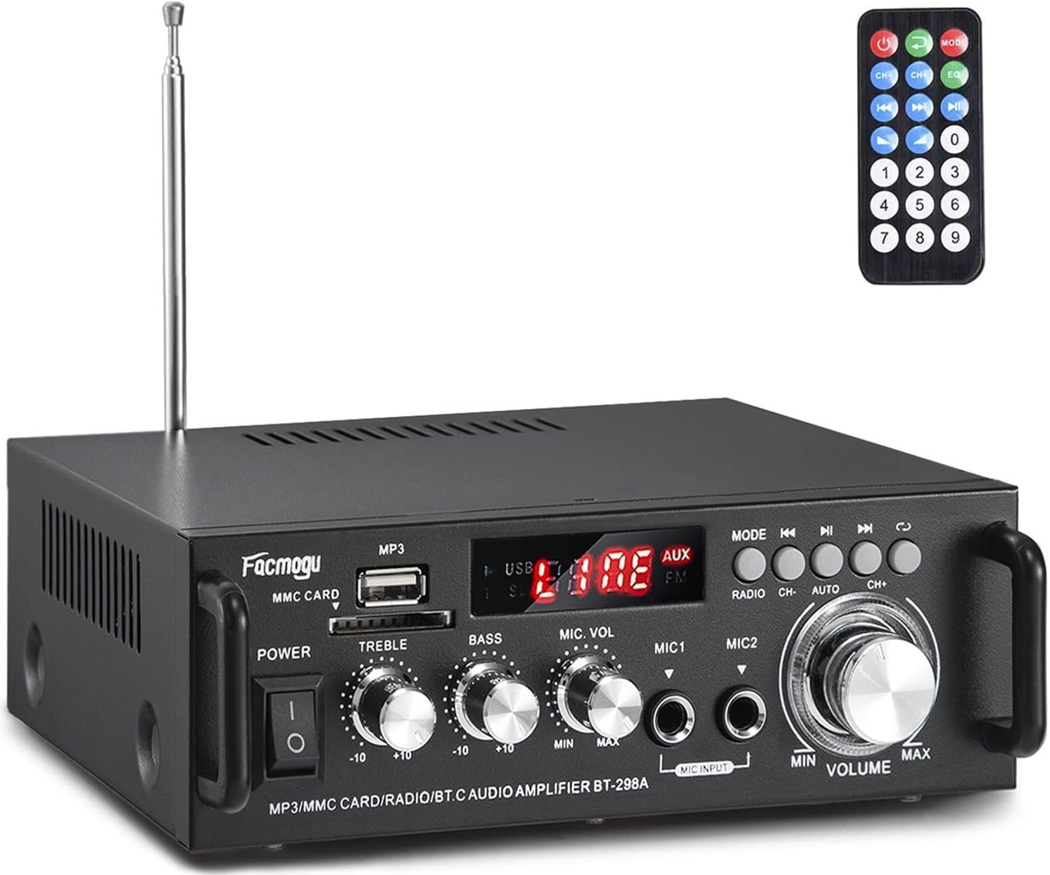 Sistema De Amplificador Inalambrico Con Bluetooth 5.0 Audio 300 Watt Para Casa