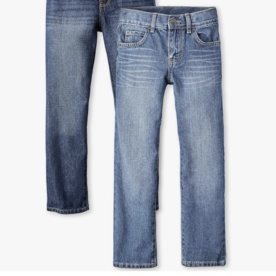 The Children's Place Basic Straight Leg Jeans Boy's Blue Size 14 Pre-Owned
