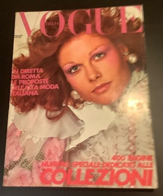 VOGUE Italien 1972, VALENTINO, LOLLOBRIGIDA, HEPBURN, BOB KRIEGER, VISCONTI, SATZ