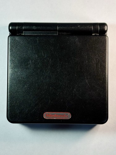 2002 Nintendo Black Game Boy Advance SP Handheld System ~ Tested/Working ๐พ - Picture 10 of 10
