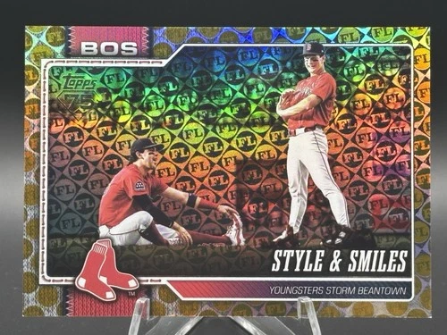 2026 Topps Style & Smiles Roman Anthony Marcelo Mayer Rookie Card GOLD /50