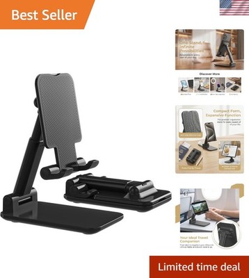 Versatile Foldable Phone Stand for Devices Under 8'' - Perfect for Any Desk