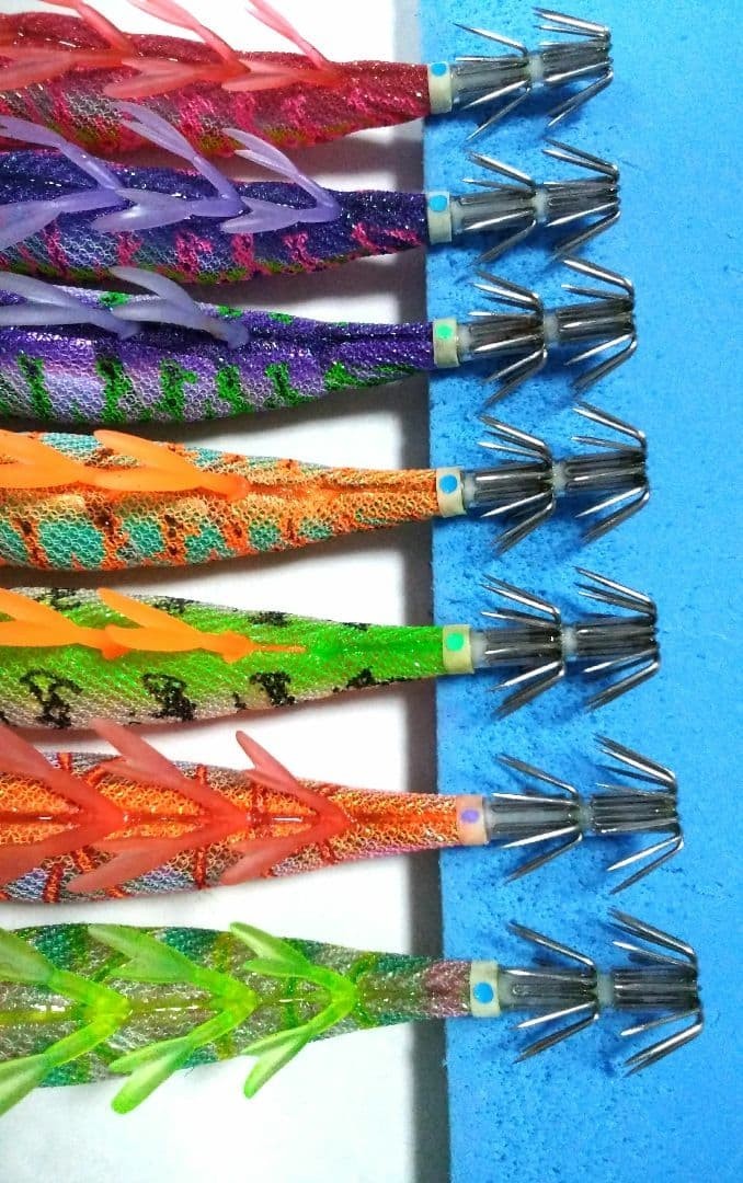 DUEL Yo-Zuri EZ-Q Cast Dartmaster Cast Plus 3.5 Egi Squid Jig Lot of 7 Japan No - Image 7