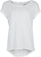 RED by EMP Damen weißes T-Shirt im Vokuhila-...