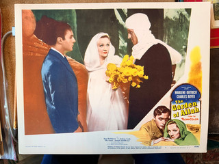 Garden Of Allah The 1949RR Selznick 11x14 lobby Marlene Dietrich Charles Boyer