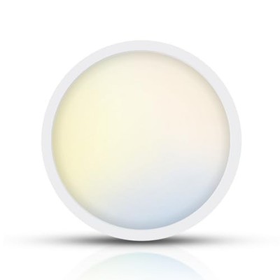  9inch Flush Mount Ceiling Light, Dimmable Ultra-Thin LED 9in - 1Pack White