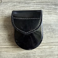 Vtg. Safariland Monrovia, Calif. Black Leather Handcuff Pouch pn 90V