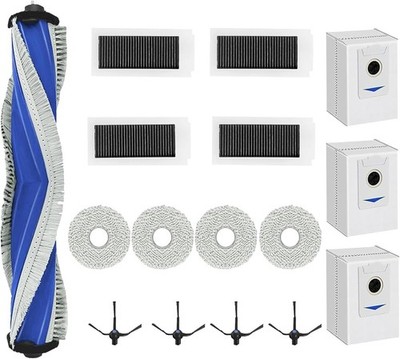 Replacement Parts for Ecovacs Deebot X5 Pro Deebot X5 Omni Robot Vacuum 16Pcs