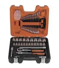 Bahco S400 1/2” Drive Metric Socket Wrench Mechanic Set W/ Case - 40pc
