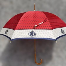 Christian Dior Vintage Umbrella Red Dot