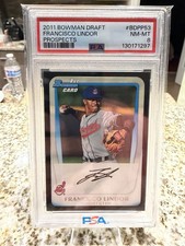 2011 Bowman Draft Picks Prospects Prospects Francisco Lindor #BDPP53 (RC) PSA 8