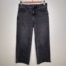 Madewell The Perfect Vintage Wide-Leg Crop Jean Benley Wash 29