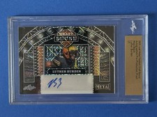2025 Leaf Metal Football Luther Burden Draft Bound Black Mojo Auto Proof 1/1
