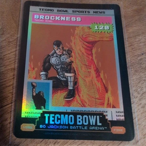 BROCKNESS 2026 Bo Jackson Battle Arena Tecmo Bowl #N361 Tecmo News FIRE Raiders