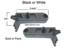 Keller Tilt Window Slide Latch Assembly Pair - Black or White